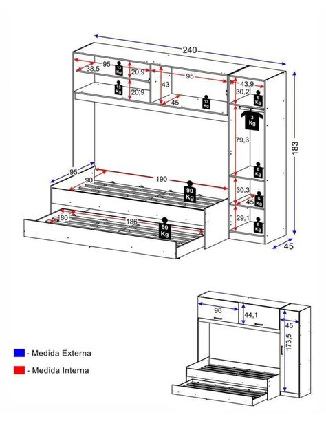 Bi Cama con Ropero Essenciale-1
