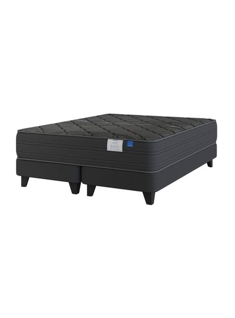 Cama Europea Top Grafito Black King-0