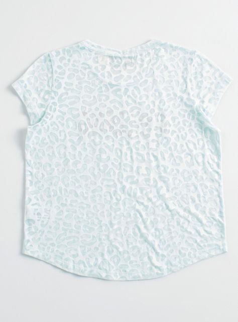 Polera Manga Corta Burn Out Niña-1