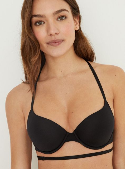 Sostén Multiposición Microfibra Negro Beautiful-2