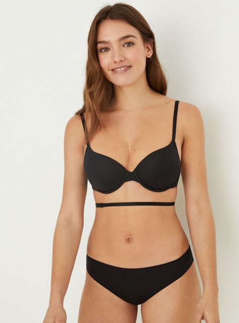 Sostén Multiposición Microfibra Negro Beautiful-3