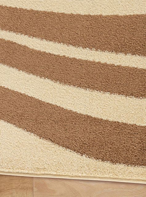 Alfombra 160 x 230 cm Amigo Beige Ondas-3