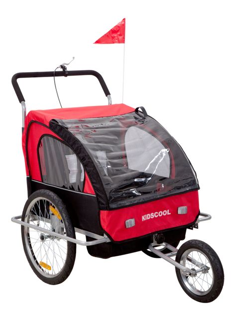 Carro Jogger Tráiler Rojo-2