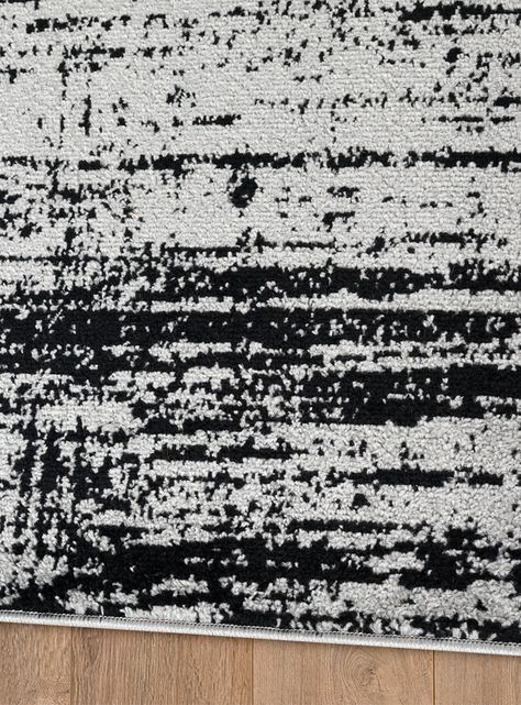 Alfombra 200 x 290 cm Amigo Negro Texturas-3