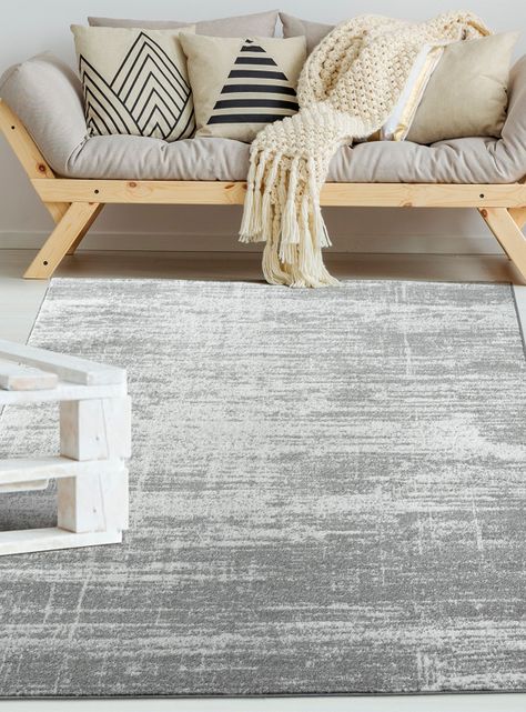 Alfombra Living-Comedor 240 x 305 cm Amigo Gris Texturas-2