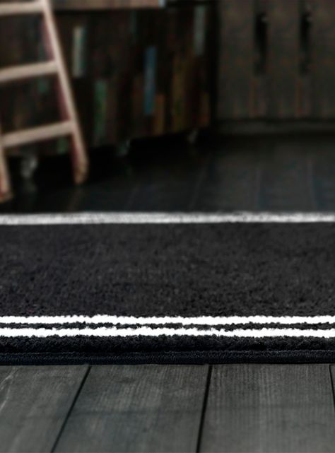 Alfombra Pasillo Amigo Negro 70 x 230 cm-5