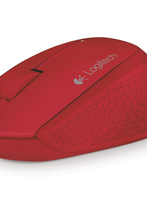 Mouse Logitech Inalámbrico M280 Rojo-1
