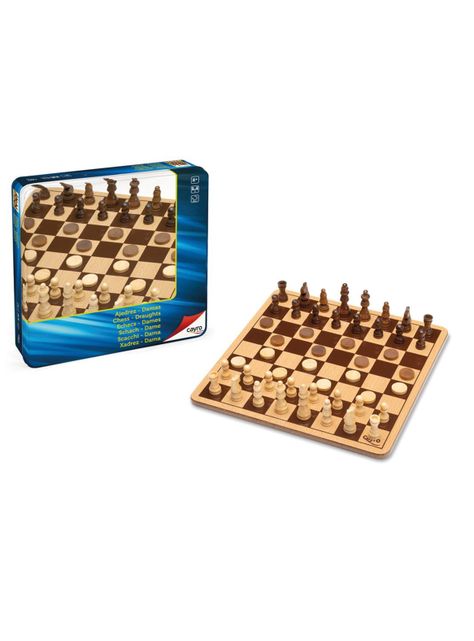 Cayro Juego Ajedrez Damas Caramba-0