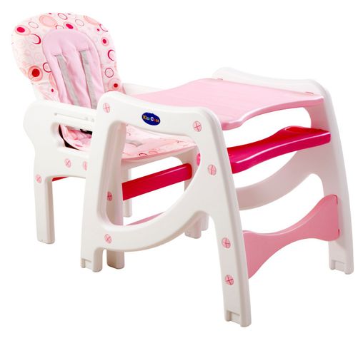 Silla Kidscool de Comer 3 Funciones en 1 Rosado Kidscool-2
