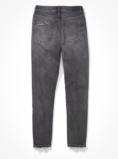 Jeans Mom Ripped Tiro Alto-3