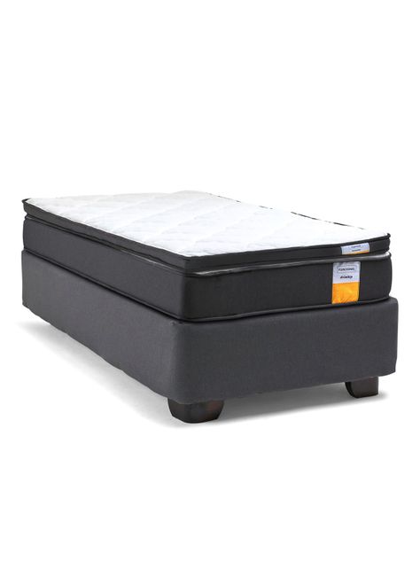Cama Americana Funcional 1 Plaza + Topper-1