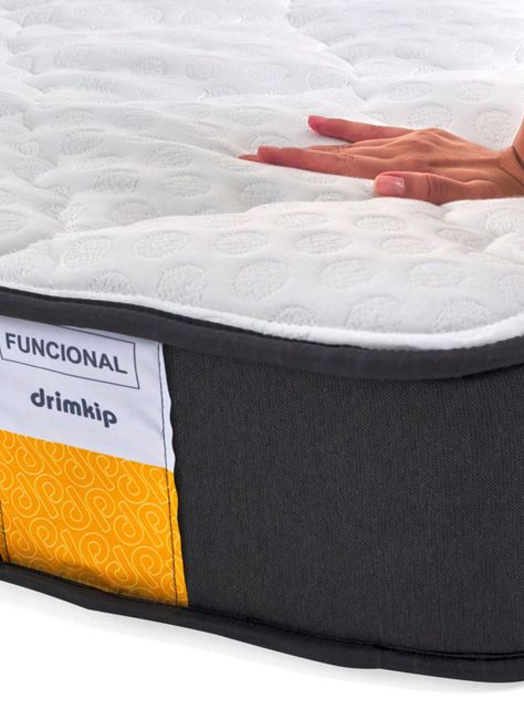 Cama Americana Funcional 1 Plaza Plus + Topper-2
