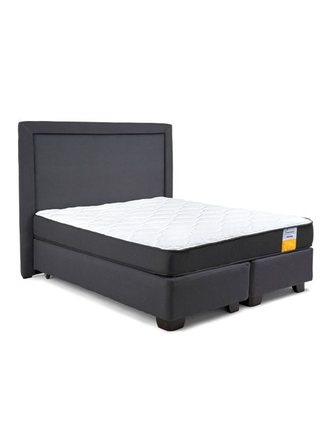 Cama Americana Funcional 2 Plazas Base Dividida + Respaldo-1