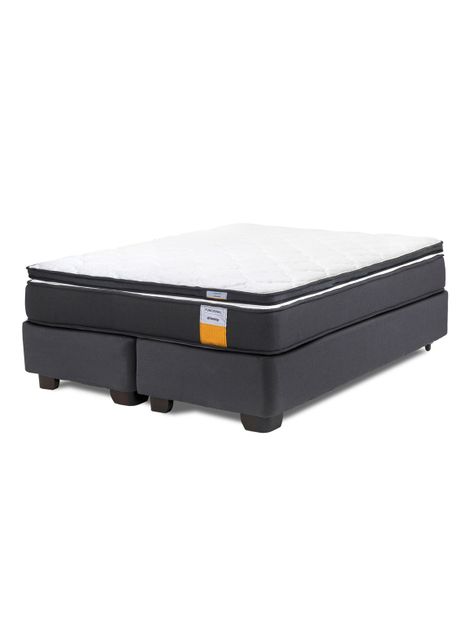 Cama Americana Funcional 2 Plazas Base Dividida + Topper-0