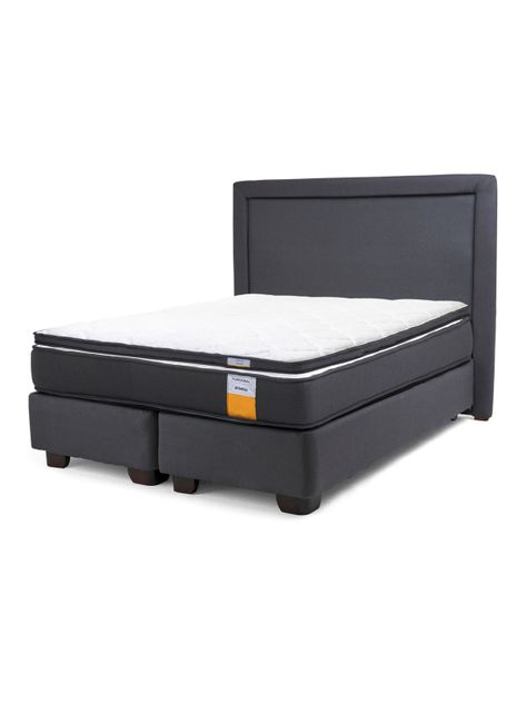 Cama Americana Funcional Full + Respaldo + Topper-0