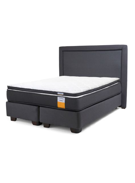 Cama Americana Funcional King + Respaldo + Topper-0