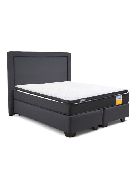 Cama Americana Funcional Súper King + Respaldo + Topper-1