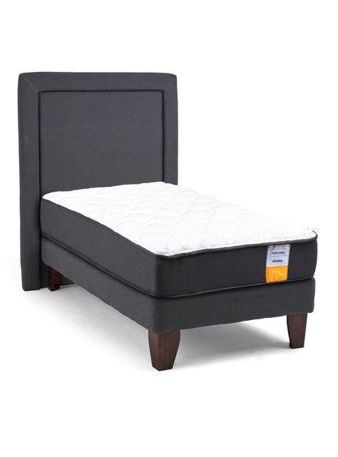 Cama Europea Funcional 1.5 Plazas + Respaldo-1