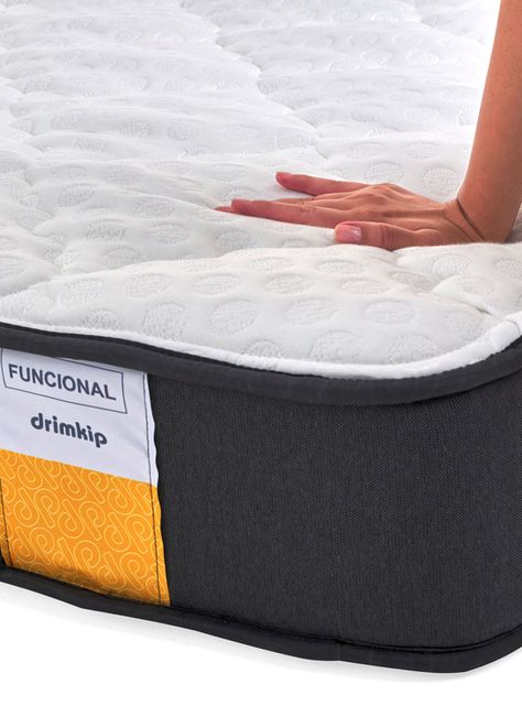 Cama Europea Funcional 1.5 Plazas + Respaldo + Topper-2