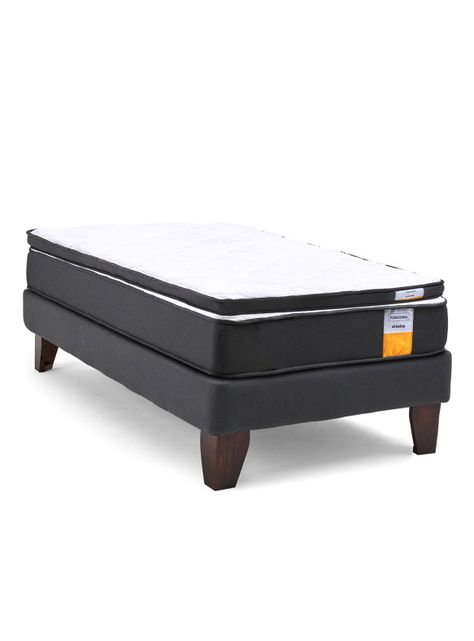 Cama Europea Funcional 1.5 Plazas + Topper-1