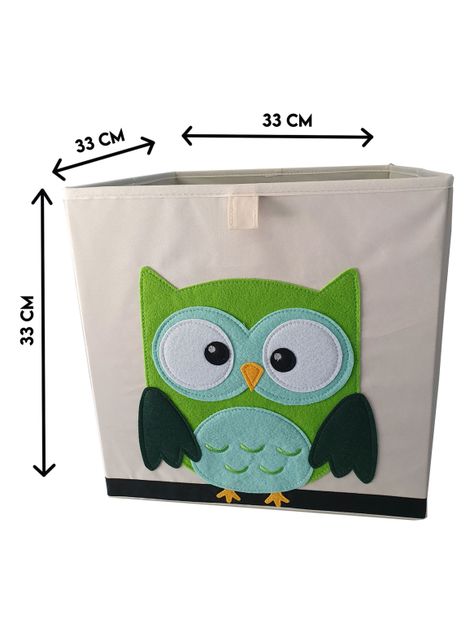 Caja de Almacenamiento de Juguetes Búho-1