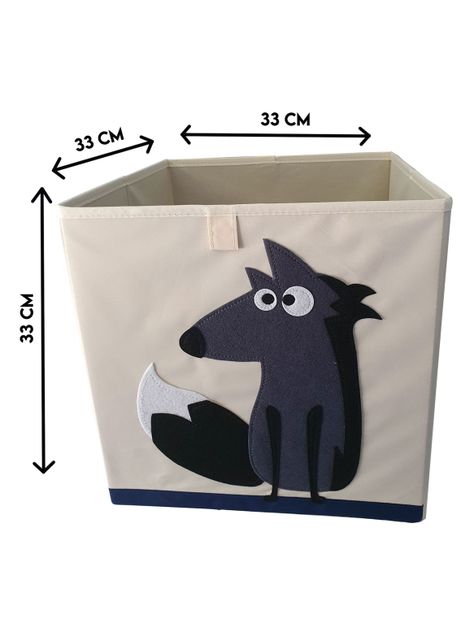 Caja de Almacenamiento de Juguetes Lobo-1