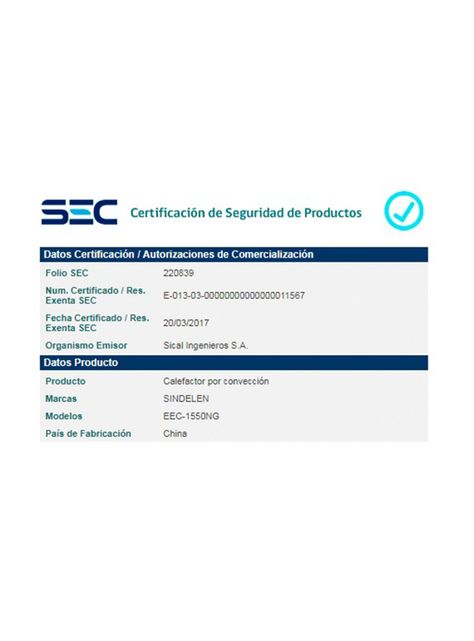 Estufa Infrarroja Sindelen EEC-1550NG 1500W-3