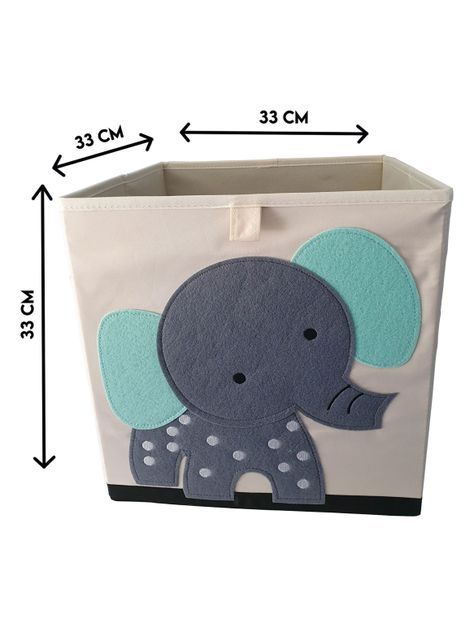 Caja de Almacenamiento de Juguetes Elefante-1