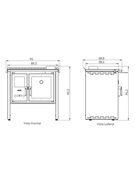 Cocina a Leña Hestia 90 Charcoal-1