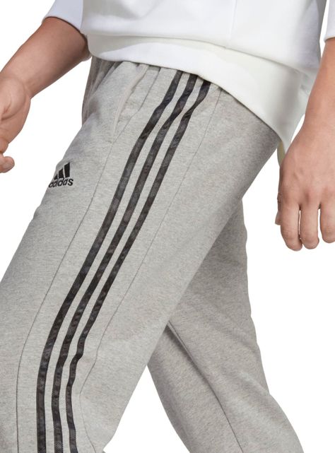 Pantalón de Buzo Tapered Elastic Cuff 3 bandas-3