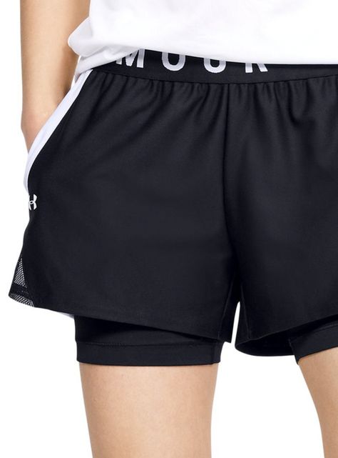 Short Under Armour Negro Play Up Twist  Mujer-2