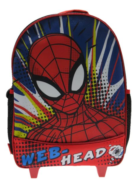 Mochila Escolar Spiderman con Ruedas-0