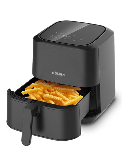 Freidora de Aire Thor Power Heat XL 1700 6 Litros Negra-1
