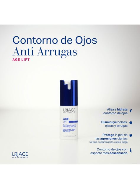 Age Lift Tratamiento Anti-arrugas Contorno de ojos 15ml de Uriage-3