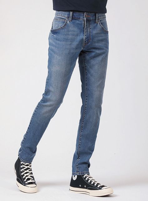 Jeans Skinny Fit Bryson Azul-0