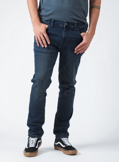 Jeans Tiro Medio Malone Skinny Fit-0