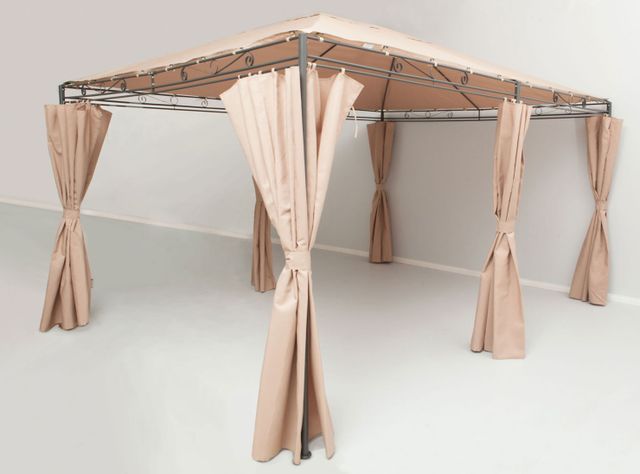 Pérgola Cortinas 300 x 400 x 300 cm-2