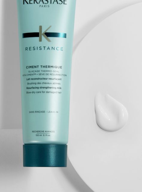 Crema Termo-Protectora Reconstrucción Cabello Frágil y Debilitado Ciment Thermique Resistance 150ml-4