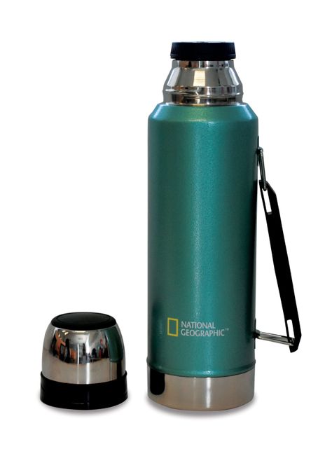 Termo National Geographic Metálico 1200ml Celeste-1