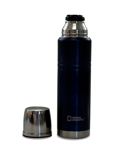 Termo National Geographic Metálico 1000 ml Azul-1