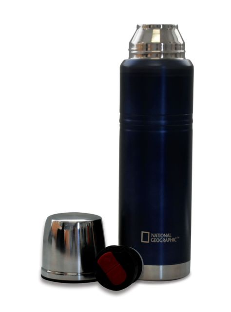 Termo National Geographic Metálico 500ml Azul-1