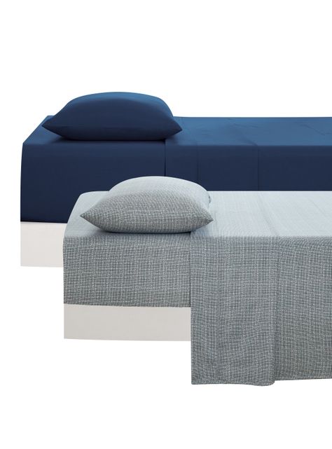 Set 2 Sábanas 1.5 Plazas Microfibra Mix y Match-0
