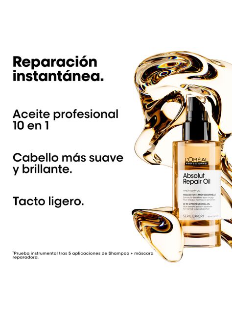Aceite Reparación Cabello Dañado Absolut Repair 90 ml-1
