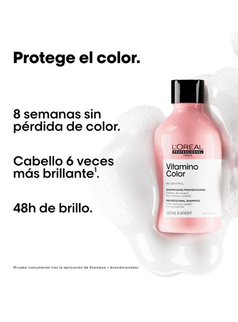 Shampoo Cuidado del Color Cabello Tinturado Vitamino Color 300 ml-1