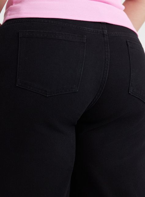Jeans Wide Leg con Botón y Cierre-3
