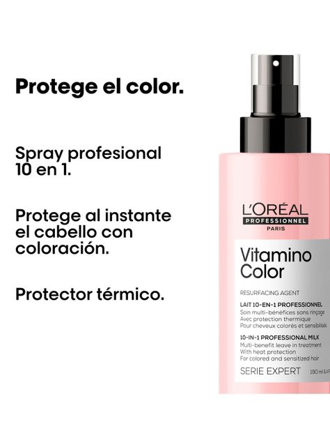 Spray 10 en 1 Cuidado del Color Cabello Tinturado Vitamino Color 190 ml-1