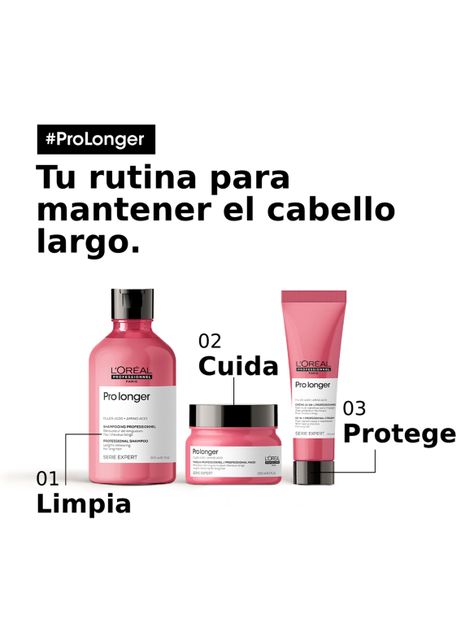 Shampoo Fortalecedor Cabello Largo Pro Longer 300 ml-7