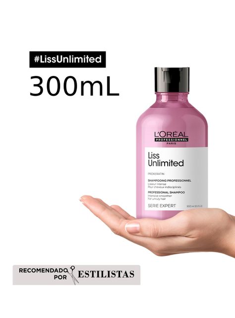 Shampoo Anti-Frizz Cabello Liso Liss Unlimited 300 ml-3