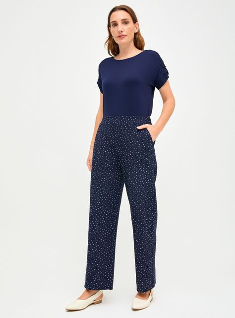 Pantalón Puntos con Bolsillos-3