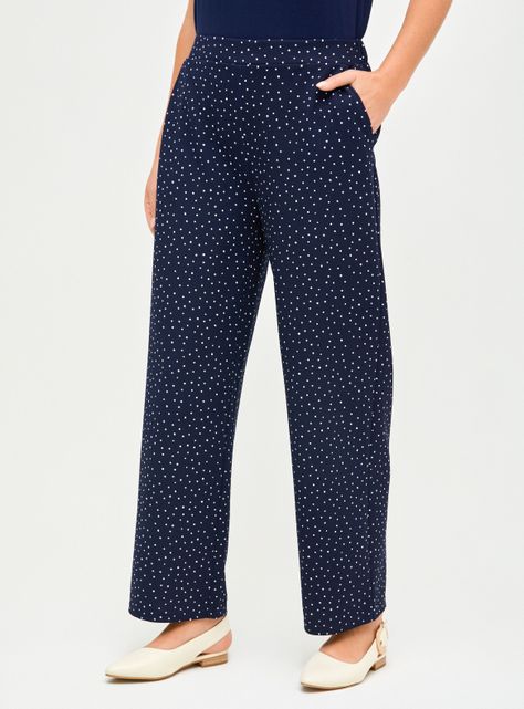 Pantalón Puntos con Bolsillos-0